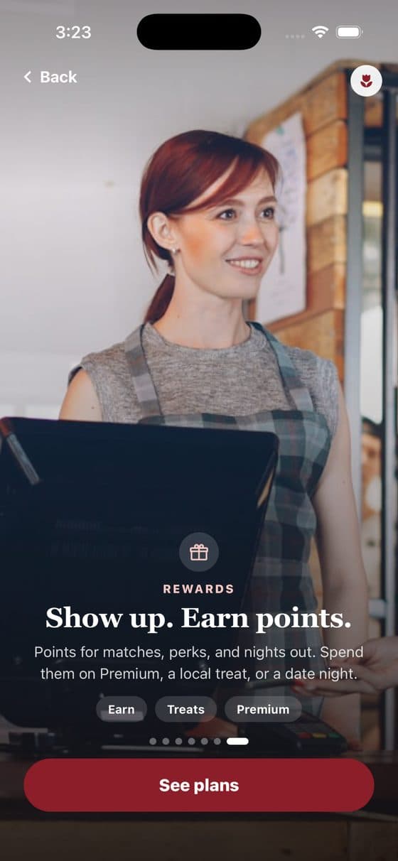 Bloom Rewards — points for showing up